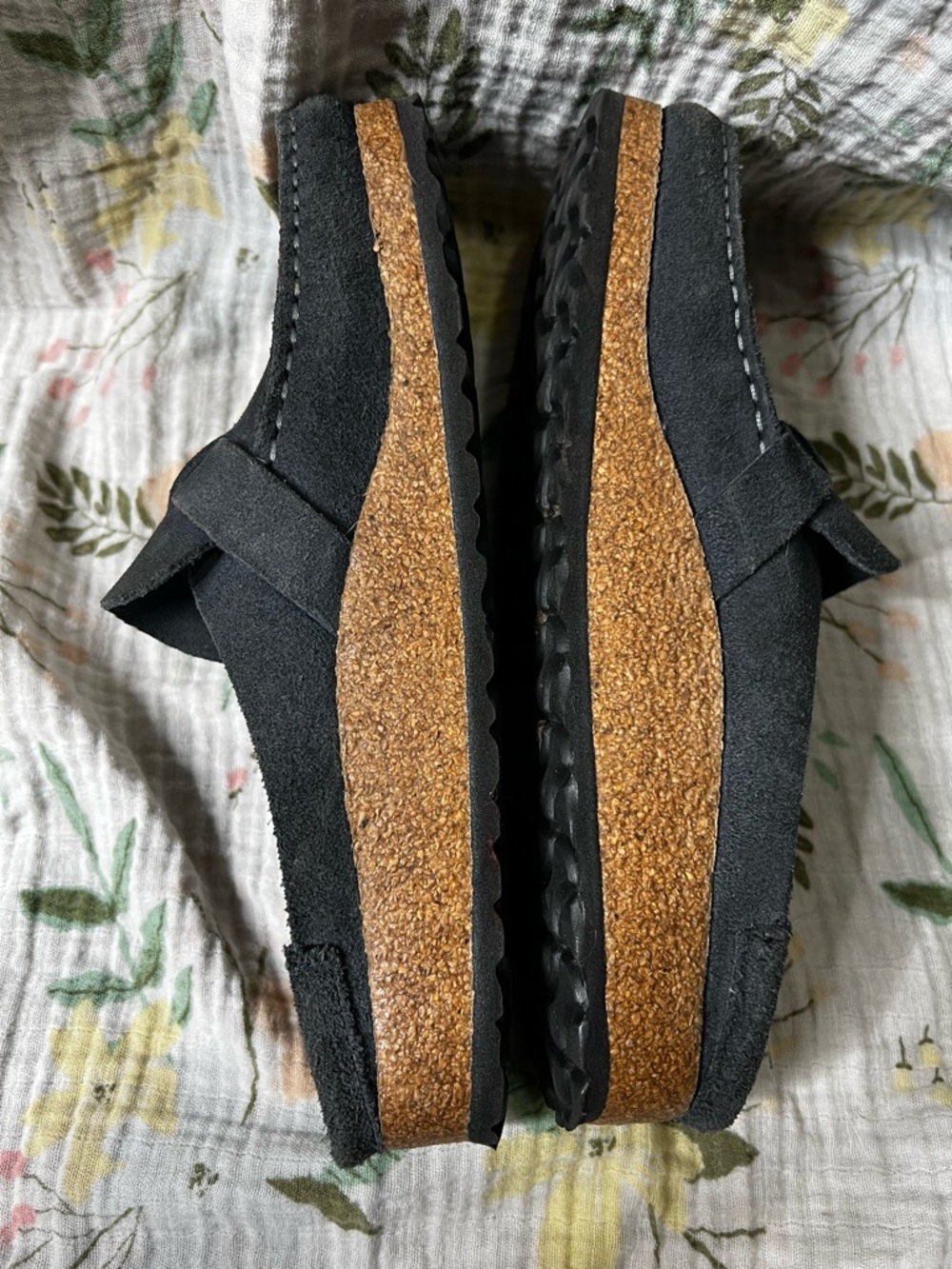 Birkenstock Buckley Dark Blue Mules Slip Ons - Picture 4 of 5